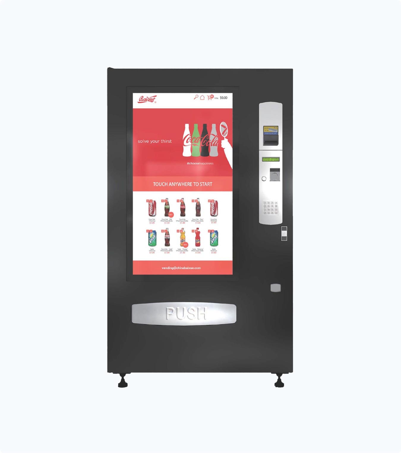 VM5 Plus 50 (50" touchscreen) snack & combination machines vending machine